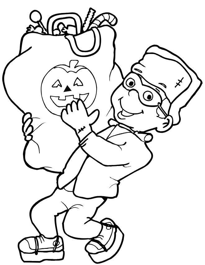 ha oween coloring pages for kids - photo #12