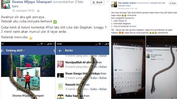 #RAN : Cara Memunculkan Ular di Layar Smartphone Android #RAN : Cara Memunculkan Ular di Layar Smartphone Android