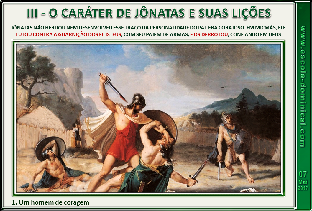 Ebd Liçao De N 6 Jonatas Um Exemplo De Lealdade