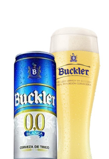 Buckler 0,0 Blanca, una cerveza de trigo sin alcohol (0,0%)