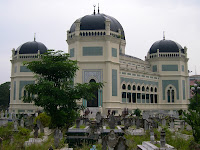 Masjid Raya Tanjung Pura Langkat Sumatera Utara Indonesia