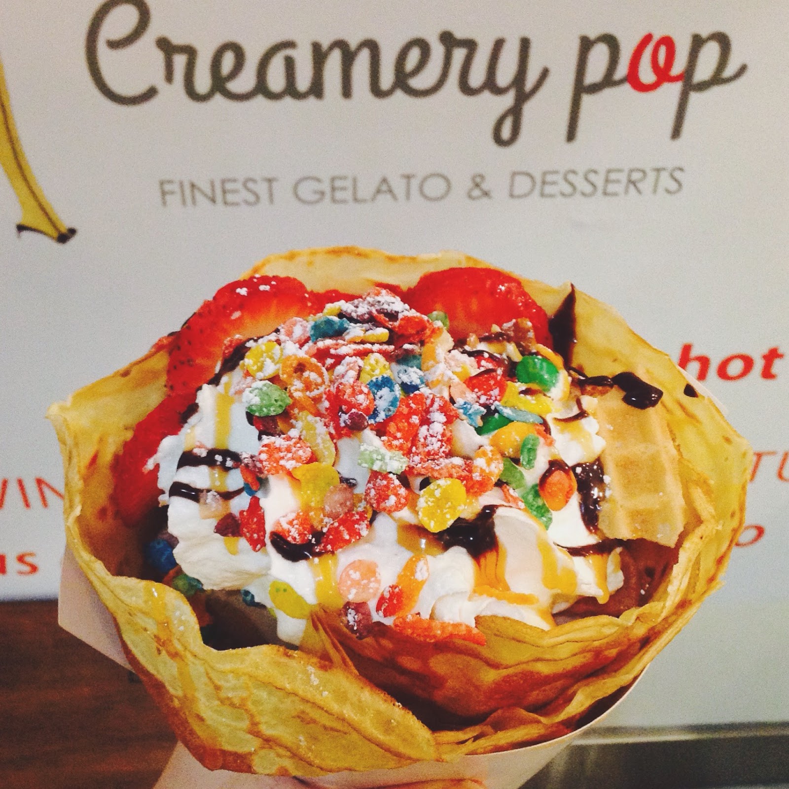 Ice Cream Filled Crepes and Unlimited Toppings @ Creamery Pop - Westminster