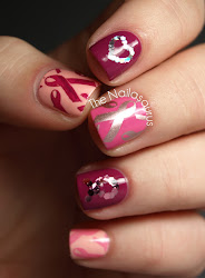 cancer breast nail awareness nails cute pink nailasaurus boobs should beast care thenailasaurus