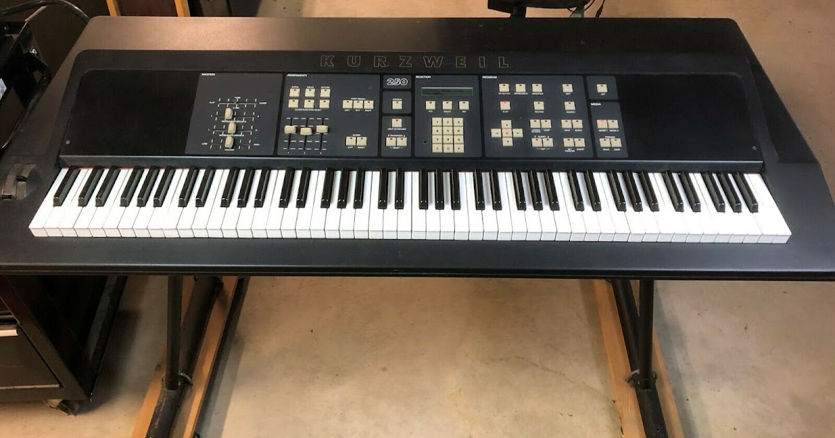 MATRIXSYNTH KURZWEIL K250 VINTAGE SAMPLING SYNTH SN 85090885