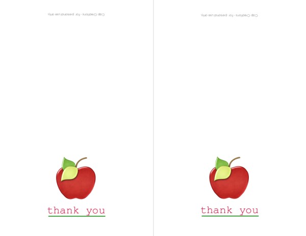 Teacher Appreciation Printable Card