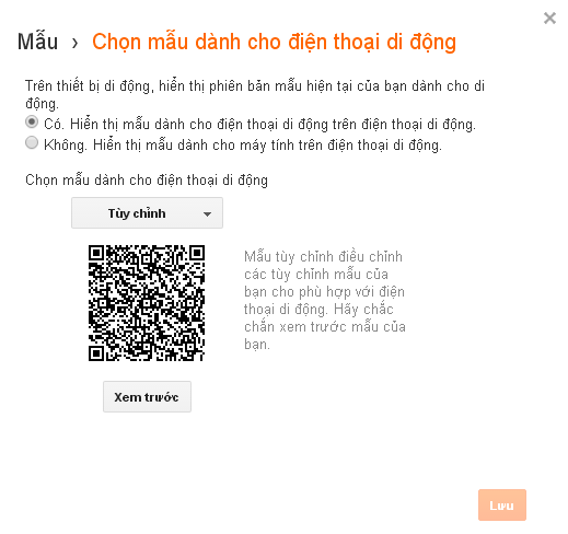 Hướng dẫn xây dựng và tùy chỉnh giao diện mobile trên blogspot Hướng dẫn xây dựng và tùy chỉnh giao diện mobile trên blogspot
