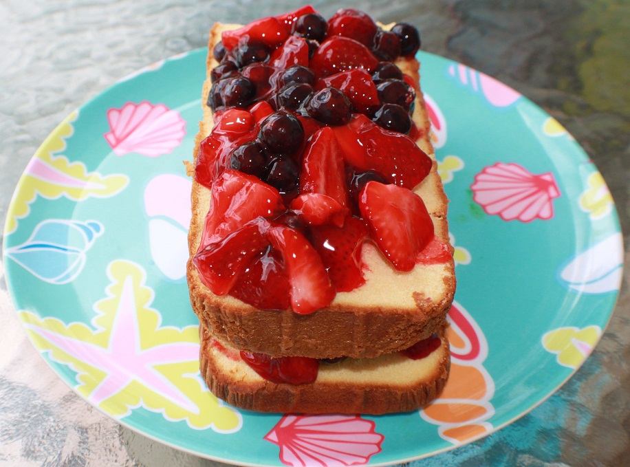 Glazed Fruit Grandma�s Poundcake Rum Dessert Recipe What