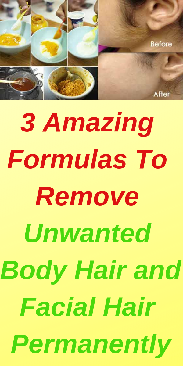 Healthy Beauty and Diet 3 Amazing Formulas To Remove Unwanted Body