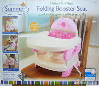 SUMMER Deluxe Comfort Folding Booster Seat