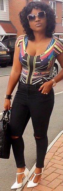 mercy aigbe kids vacation london