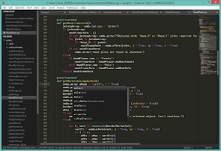 Sublime Text editor customization.