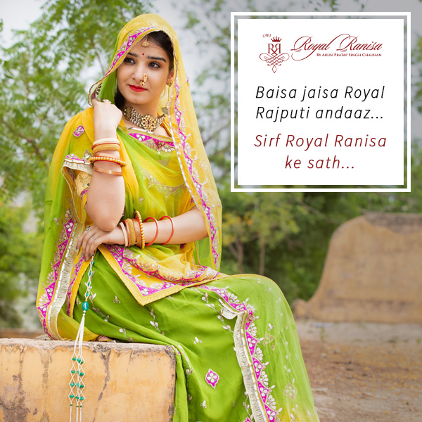 Its all about Rajputi women poshak Blend of tradition and culture