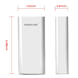 Poweradd Pilot X1 5200mAh Portable Charger External Battery Pack for iPhone 6S / 6 Plus, 5S / 5, Galaxy S6 Edge / S5, Note 5 / 4, and More