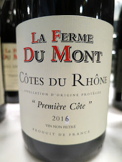 La Ferme Du Mont Première Côte Côtes du Rhône 2016 (88 pts)