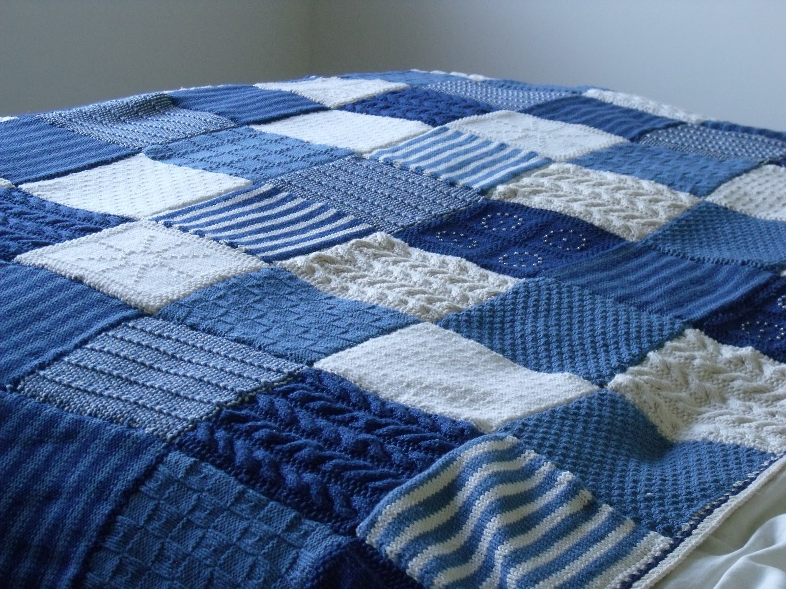 Knit It, Grow It, Cook It: Knitted blanket finished.