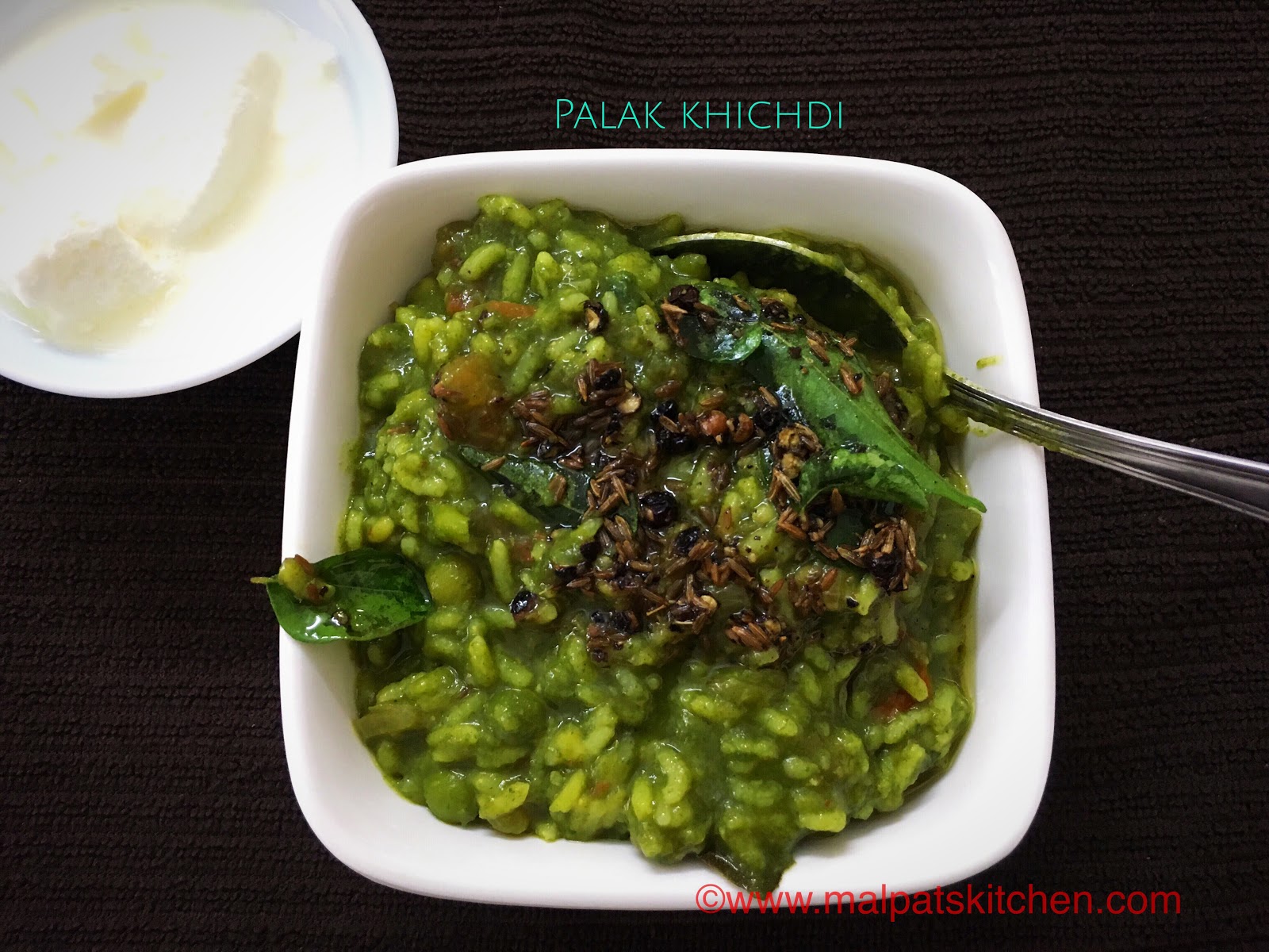 PALAK KHICHDI, how to make spinach khichdi Malpats Kitchen