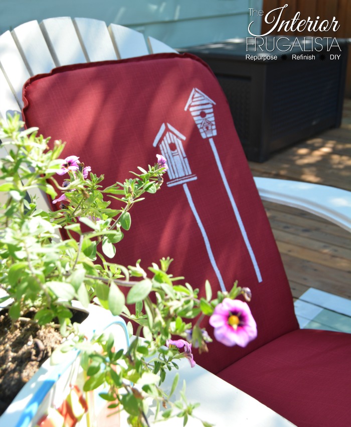From Drab To Fab Outdoor Chair Cushions On A Budget Interior Frugalista