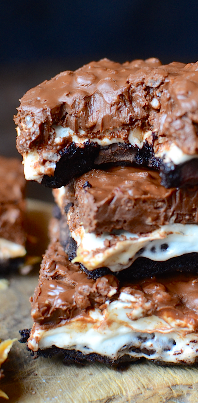 Yammie's Noshery Flourless Marshmallow Crunch Brownies