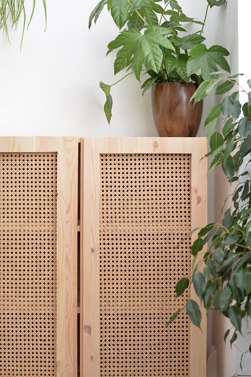 DIY cane cabinet | IKEA hack | BURKATRON