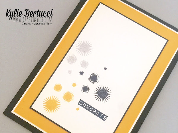 Freshly Made Sketches | Clean and Simple Congrats Card