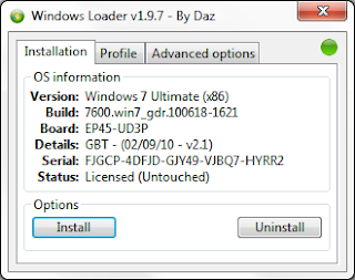 Windows 7 Loader ( Activation ) Winloader197