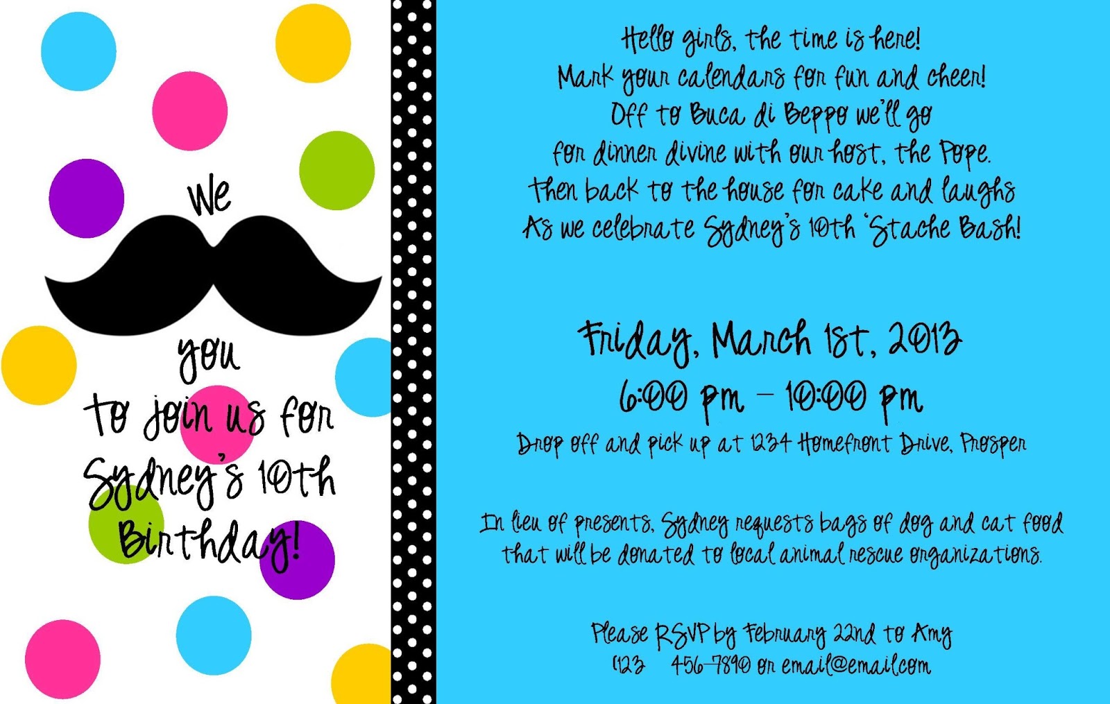 creations by kimberly: Party Invitations