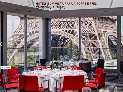 Hoteis com vista para Torre Eiffel