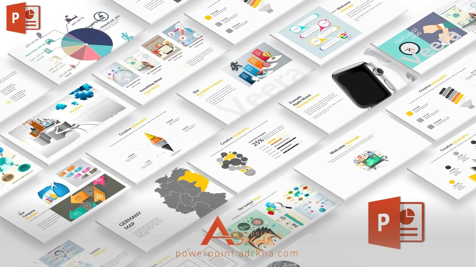 عرض تقديمى جديد لتصميم الانفوجرافيك 2018