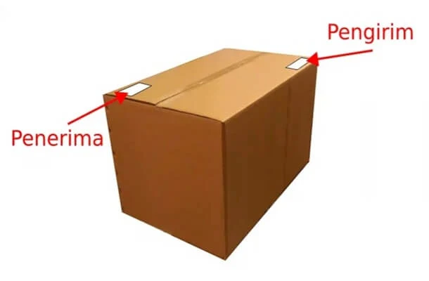 cara menulis alamat paket