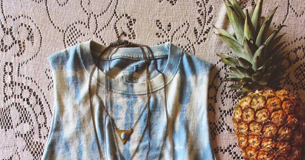 diy bleach tie dye technique