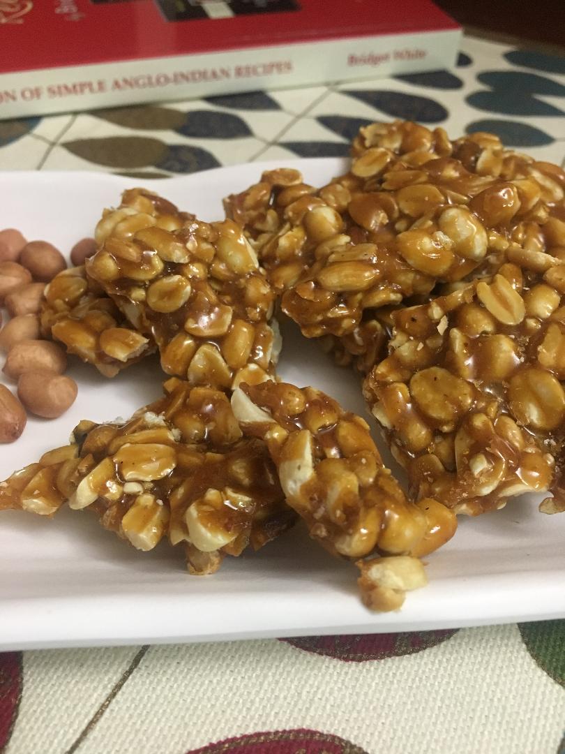 BRIDGET WHITE ANGLOINDIAN RECIPES GROUNDNUT TOFFEE OR PEANUT BRITTLE