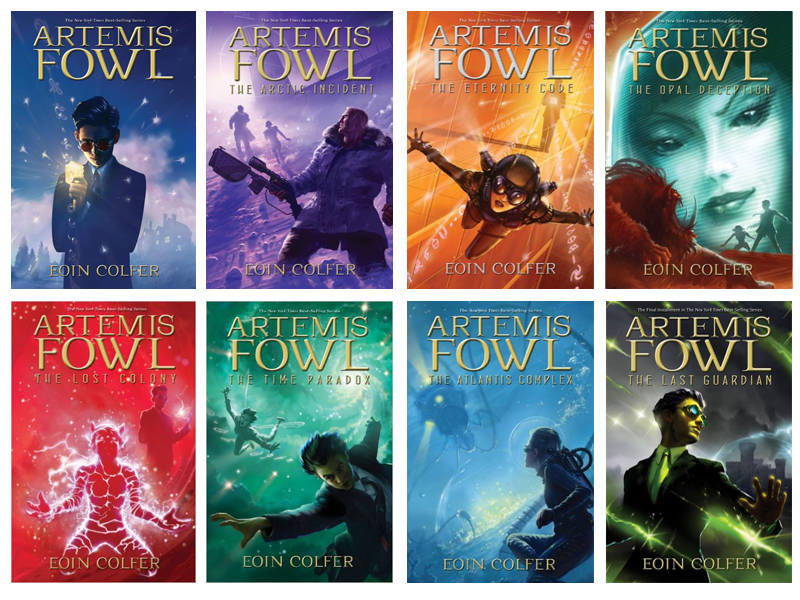 Covers Around the World: Artemis Fowl Series. 