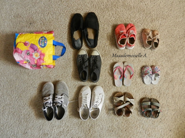 || Deux semaines de vacances, 2 adultes, 2 enfants, je mets quoi dans mes valises ? - Chaussures || Deux semaines de vacances, 2 adultes, 2 enfants, je mets quoi dans mes valises ? - Chaussures