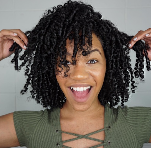summer hair create finger coils