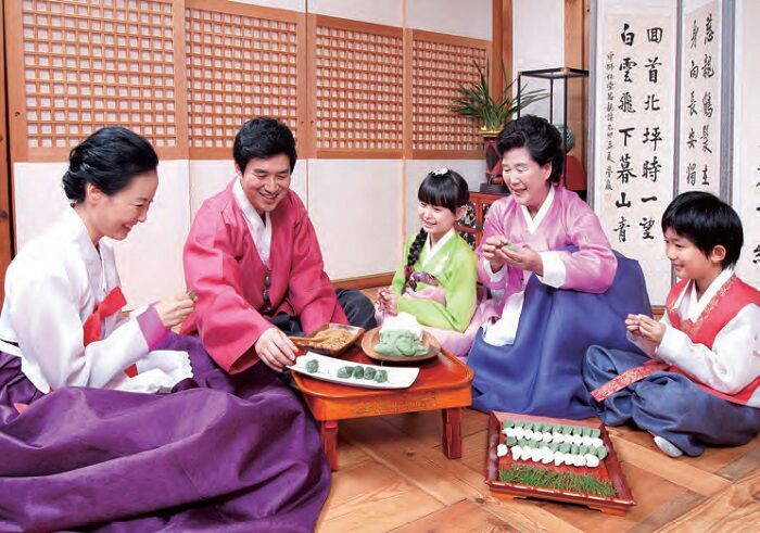Korean family moral values.