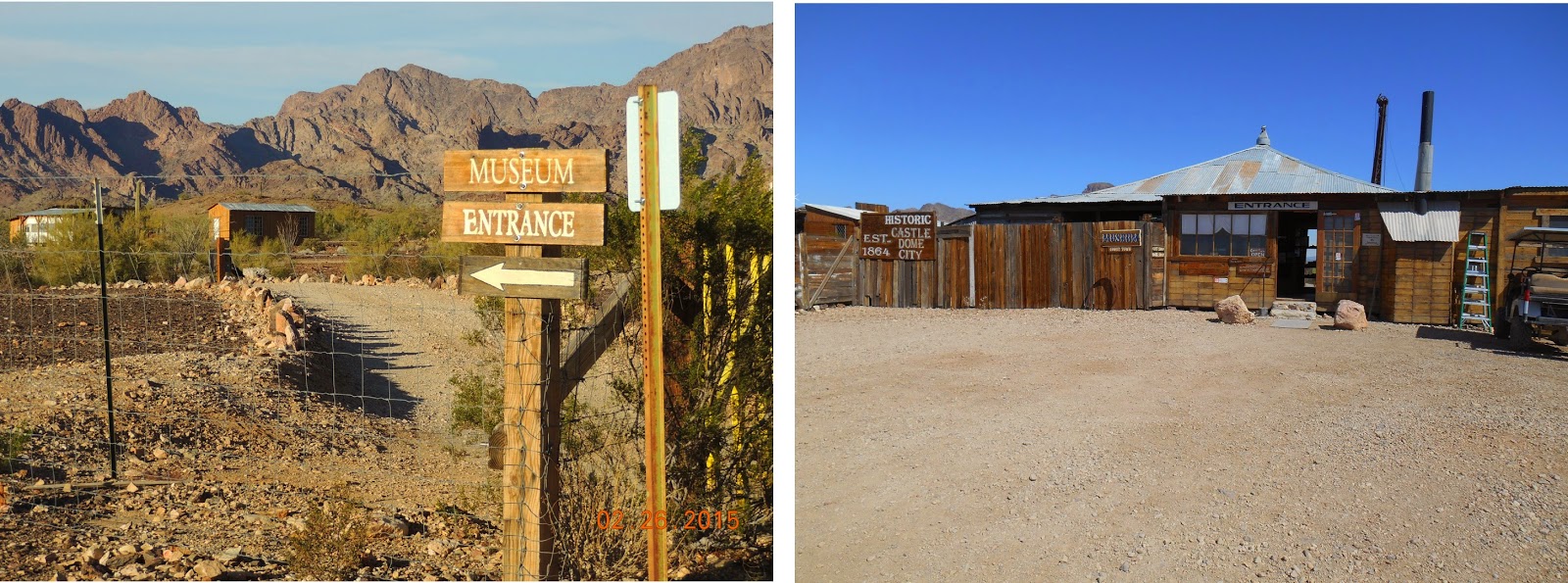 Bob & Sharon'sTravel Adventures Castle Dome Mines 02/26/15 Yuma, AZ