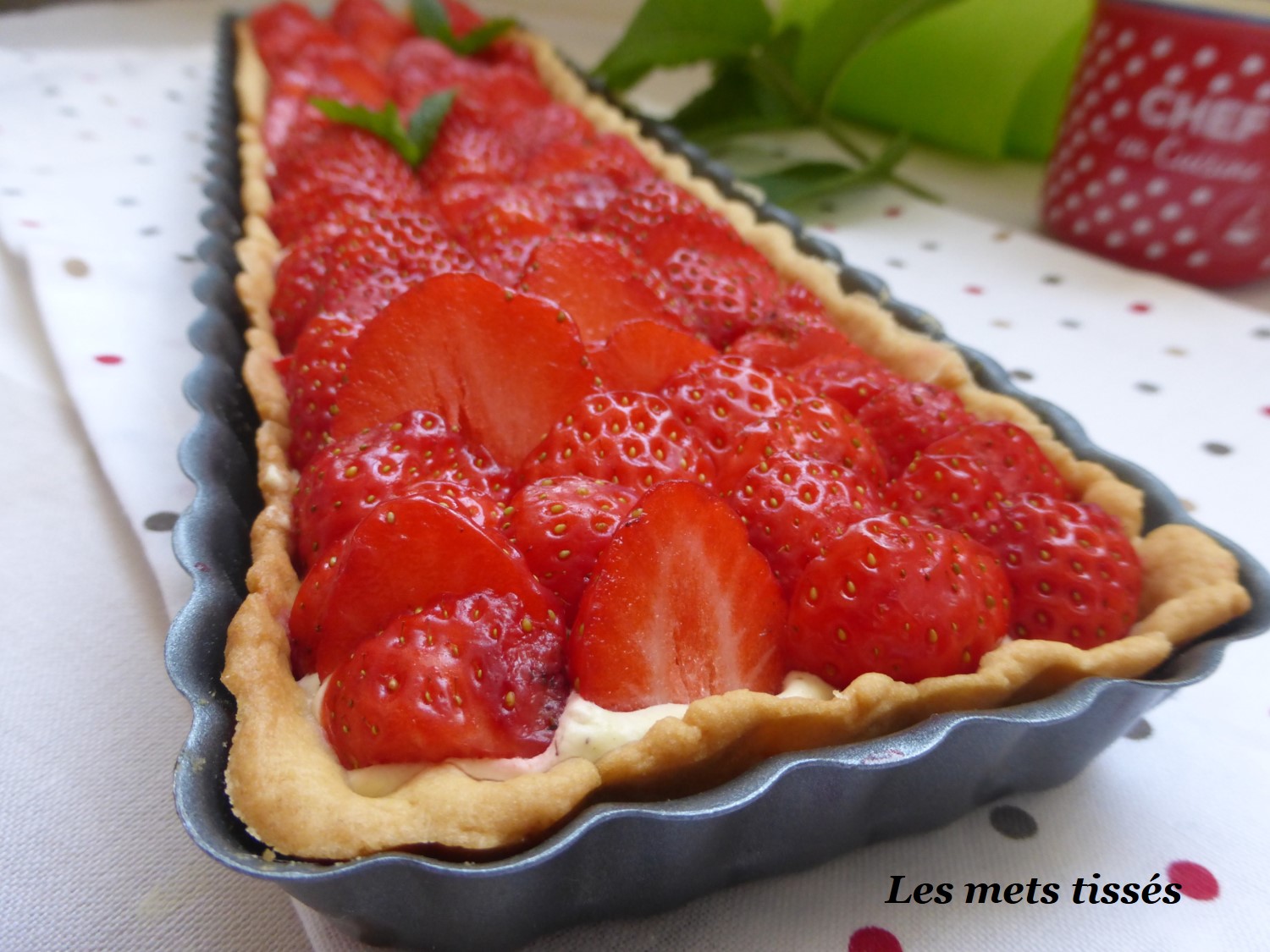 Les Mets Tisses Cuisine D Ici Et D Ailleurs Tarte Aux Fraises Et
