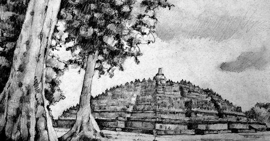 20 Sketsa Gambar Pemandangan Bangunan Bersejarah Di Yogyakarta Seni Budayaku