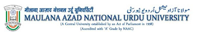 Result 2013 Maulana Azad National Urdu University 
