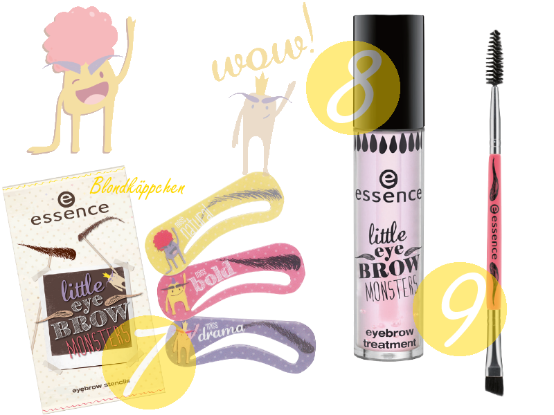 Blondkäppchen essence trend edition „little eyebrow monsters“