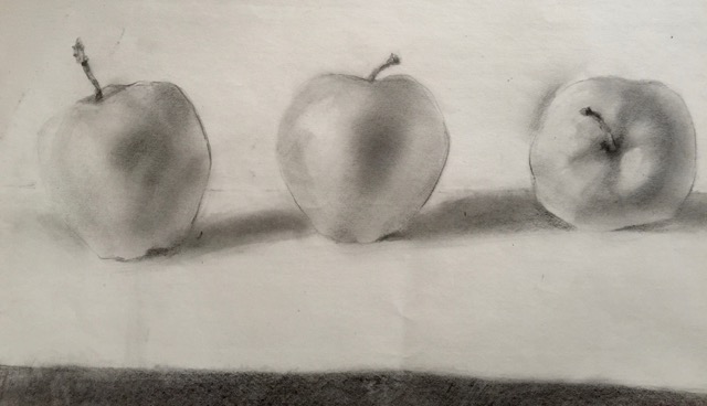Still Life Apple Pear Drawing by Spiros Antonellos  Pixels