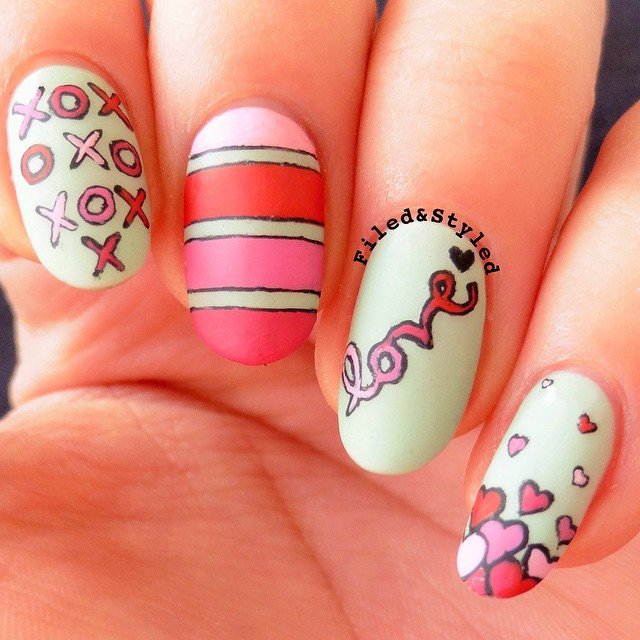 Nail Designs For Valentines Nail Designs For Valentines