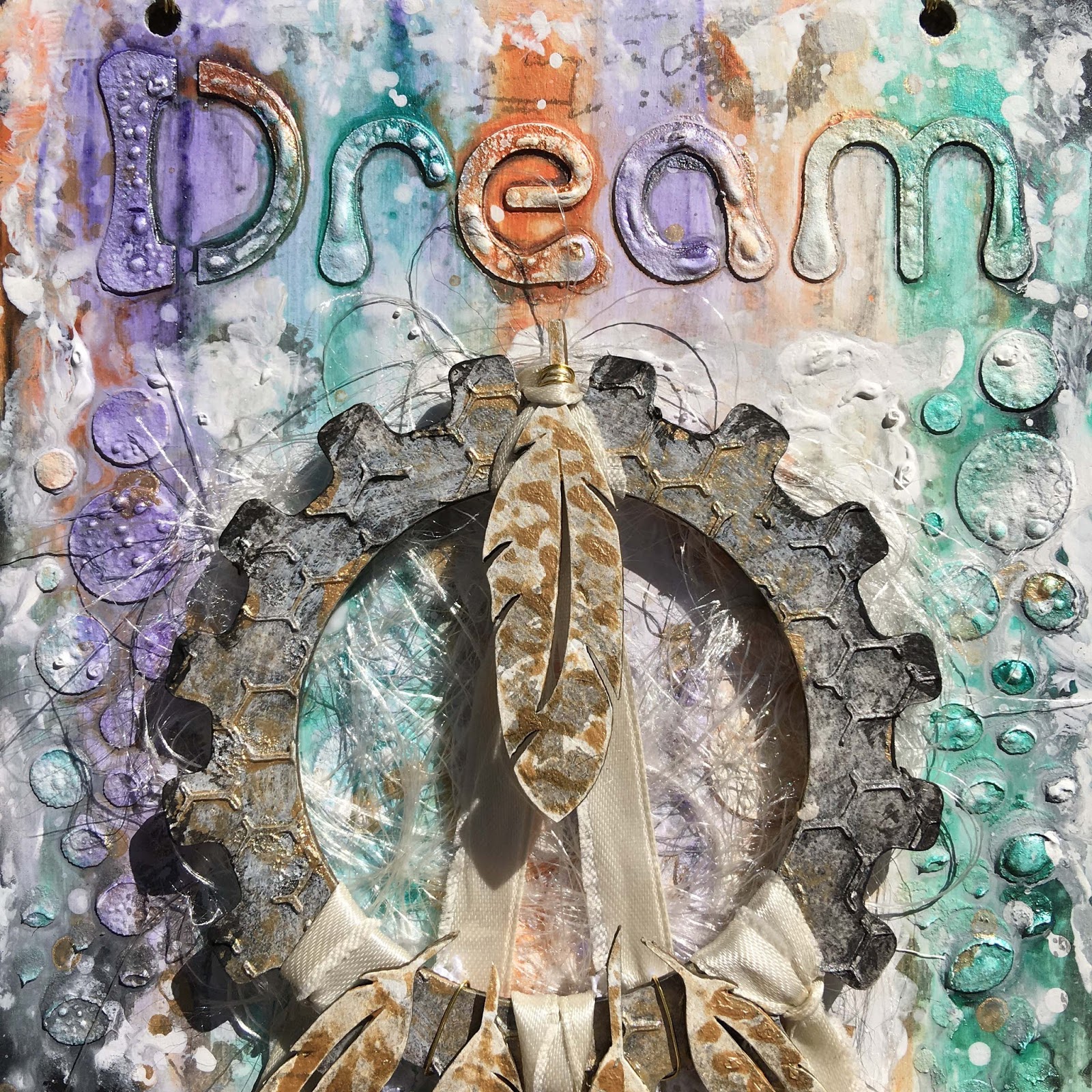 Dream Mixed Media Wall Hanging by Melina Dahl That's Crafty!