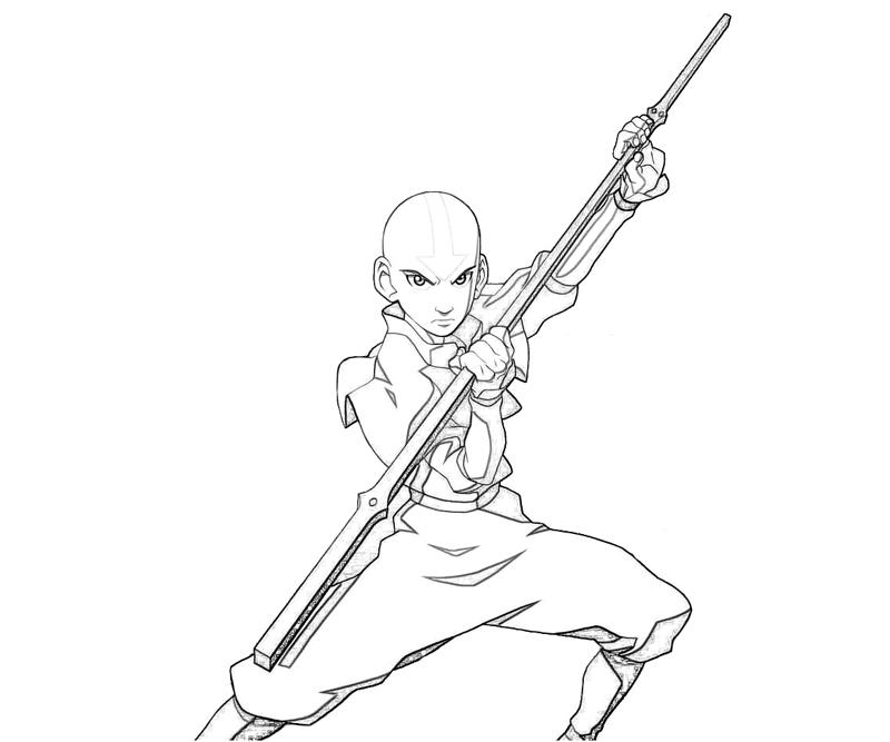 aang coloring pages - photo #9