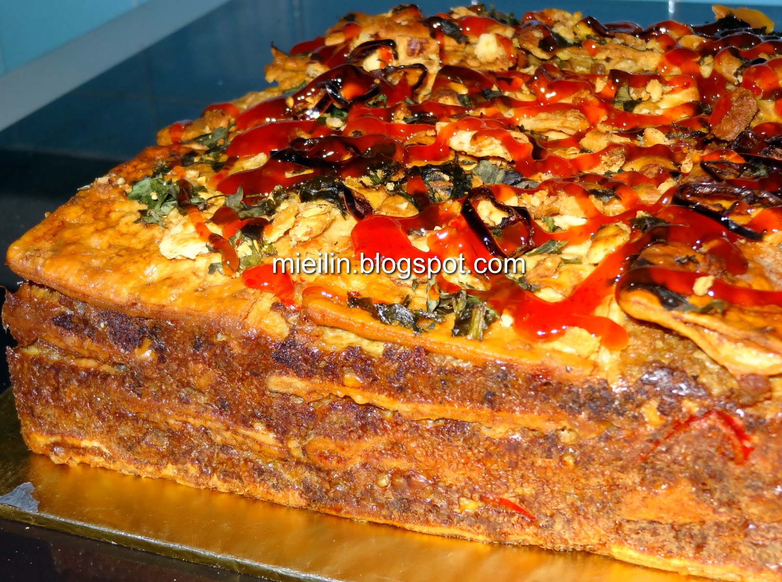 From MieIlin's Kitchen: 1st order - Murtabak Lapis Crackers