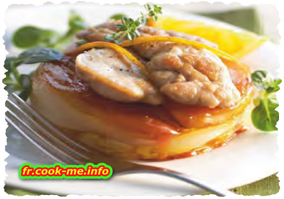 Ris d’agneau sur Tatin d’endive à l’orange Ris d’agneau sur Tatin d’endive à l’orange