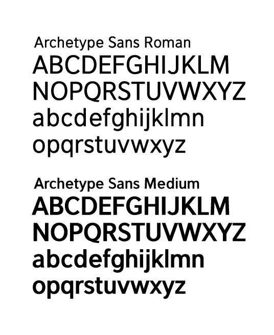 le pataquès - english edition: Archetype Sans: the story of a typeface ...
