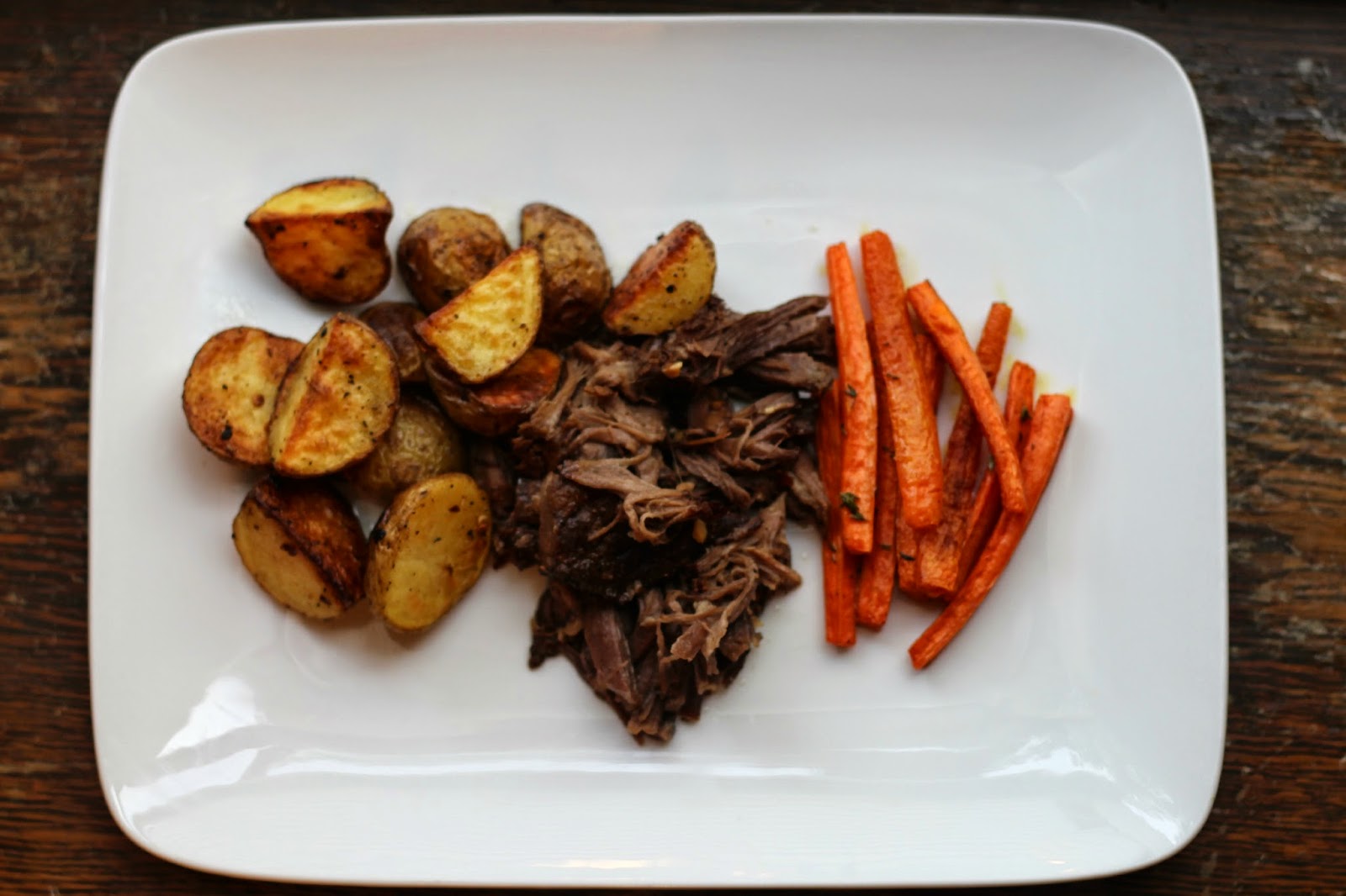 Balsamic Roast Beef // Crockpot Style Pinch Me