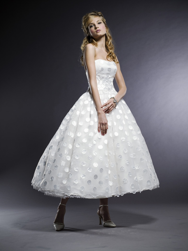 {Wedding Trends} : Tea-Length Bridal Gowns - Belle the Magazine . The ...
