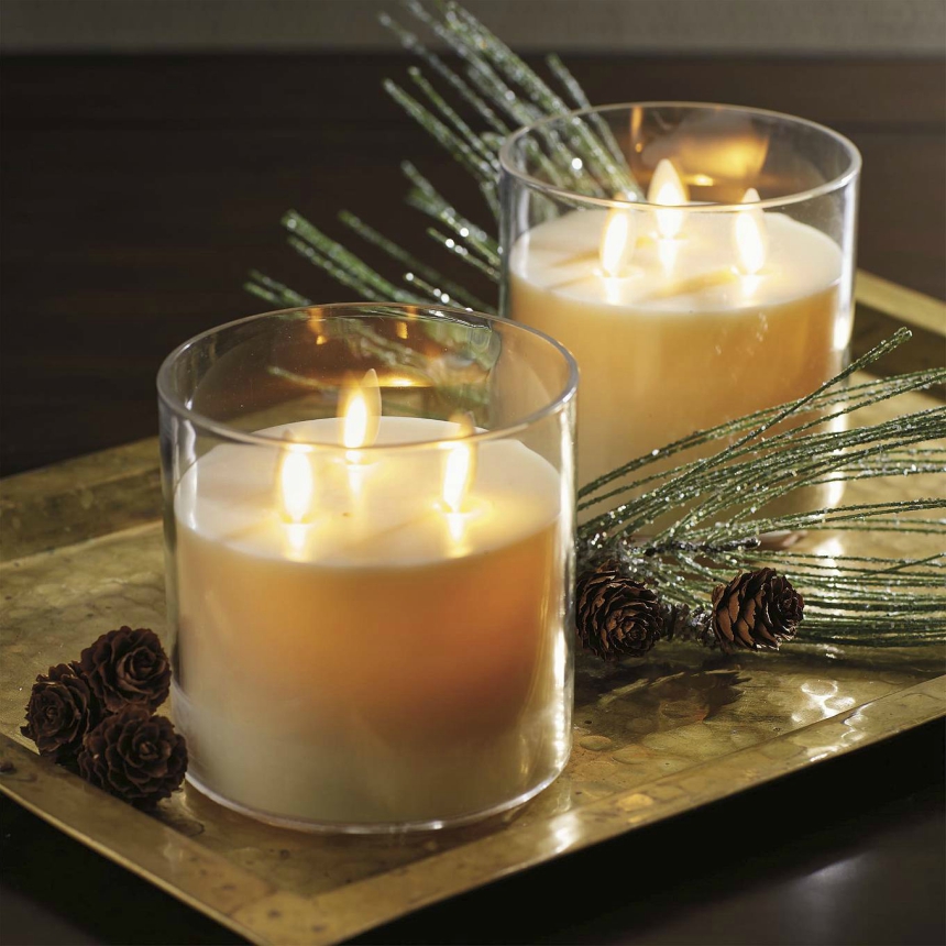 Frontgate Tri-wick Rechargeable Dream Candle